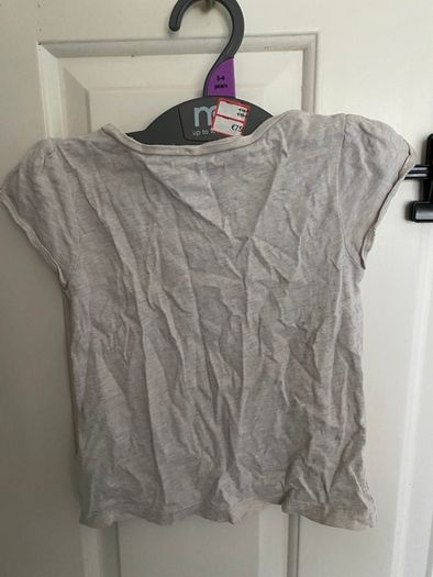 Grey girl's top 90-100 GAP