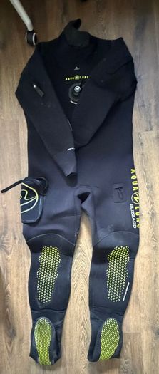 Aqualung Blizzard 4mm dry suit (Size:L, Color: Black)