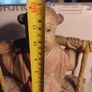 Chinese Polychrome Wood Carving of Boy Carrying Turtles Image 2