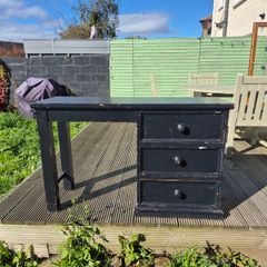 solid pine desk with drawers