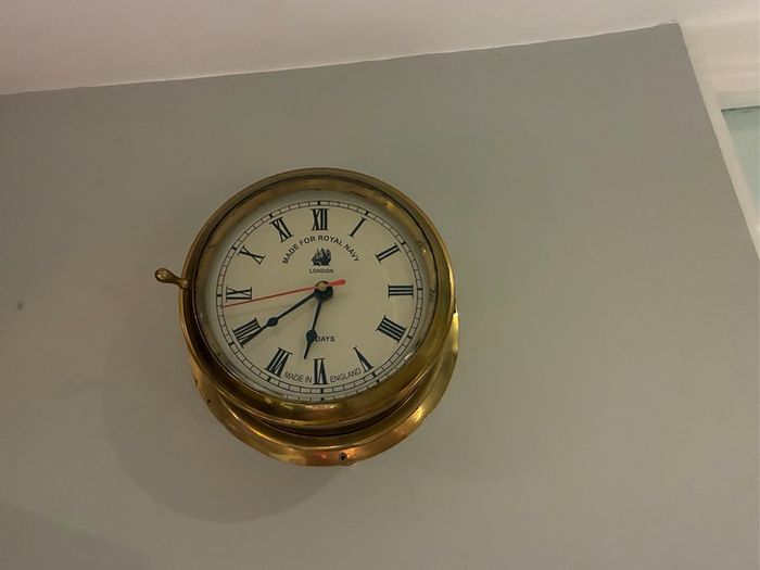 Brass ships clock.
