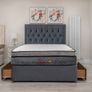 Hilton Divan Double & King Size Bed With Drawers Storage Image 6