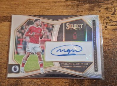 Panini Prizm Select Premier League 2023-24 Morgan Gibbs-White with Autograph - free standard postage