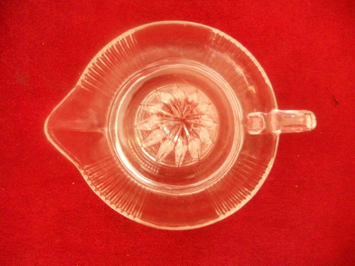 Antique  Glass Grape Fruit Squeezer 9" (Large)