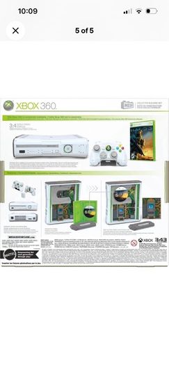MEGA Microsoft Collectible Building Set, Xbox 360 Replica Model