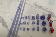 Transparent / clear upvc pipe 3m long size 25mm