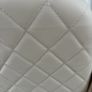 Set of 4 cream dining chairs Image 6
