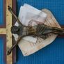Victorian Amboyna Crucifix. 13,5" x 6,5" Image 2