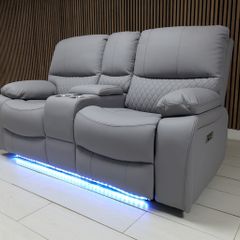 2 Seater Rita Plus Electric Leather Recliner Sofa