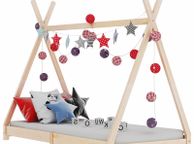 main image for ad Kids Bed Frame Solid Pine Wood 90x200 cm