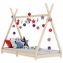 Kids Bed Frame Solid Pine Wood 90x200 cm Image 5
