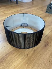 Black ceiling shade - 38 cm in diamater