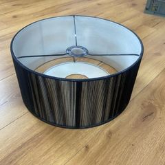 Black ceiling shade - 38 cm in diamater