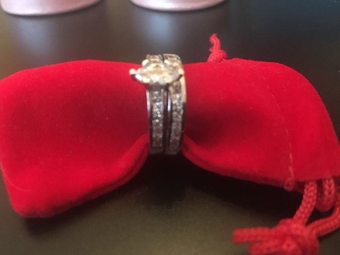 Sterling Silver 2 Rings Set