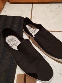 emblem black mens shoes