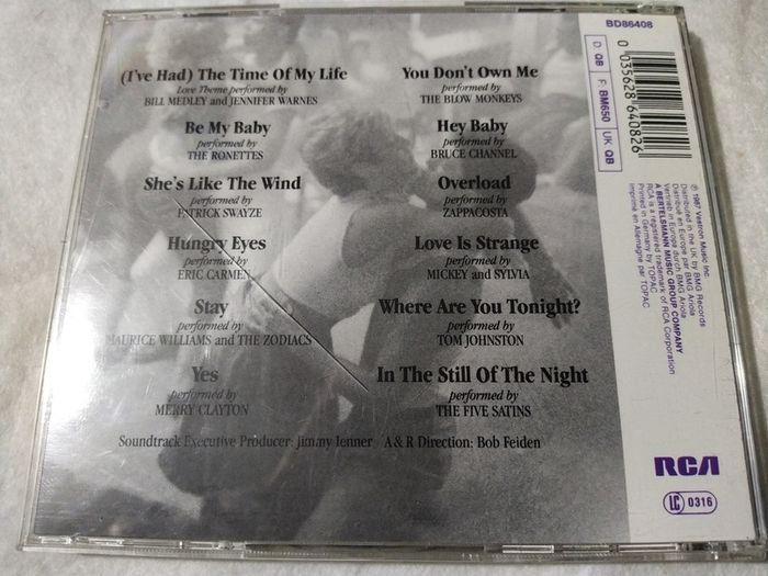 Dirty Dancing Movie Soundtrack Cd