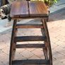 Oak barrel  with stools for garden patio bar mancave Image 3