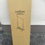 Brand new in Box, Clothes Rail with wire base storage Black/Chrome Image 2