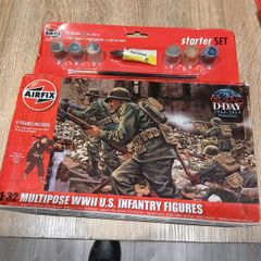 Airfix Multipose 1/32 Ww2 Us Infantry Soldiers