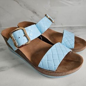 Summer shoes Real leather Fantasy Sandals mules S5002 Artemis Sky blue Softy RRP 65 euro new & boxed sizes UK 6