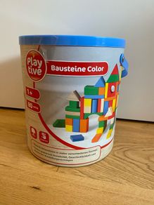 New big box of building wooden blocks