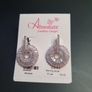 NEW 3 pairs of earrings by Absolute Jewellery Design Silver color Emerald Star Sparklings stones RRP95Eur Image 2