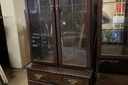 mahogany corner unit