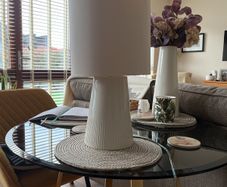 belleek lamps - perfect condition