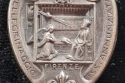 Italian Pellegrinaggio SS Annunziata - Firenze /Pilgrimage SS Annunziata - Florence badge