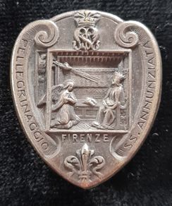 Italian Pellegrinaggio SS Annunziata - Firenze /Pilgrimage SS Annunziata - Florence badge