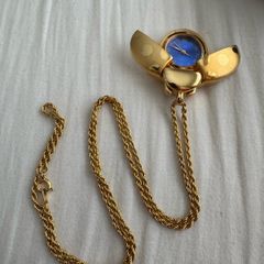 Golden Ladybug Necklace Pendant Quartz Watch / Clock Picador London