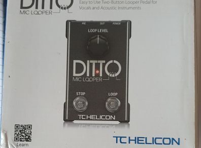 TC Helicon Ditto vocal loop pedal