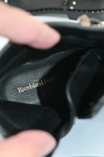 River Island black ankle boots