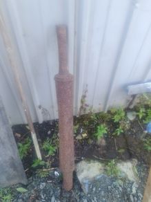 Vintage tractor exhaust