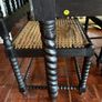 Anglo Indian Ceylonese Solid Ebony wood dining table & chairs Image 8