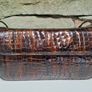 Bronze marble croc Handbag Image 8