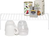 Kitchen Cupboard Organiser - Storage Shelf  White