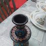 Vintage Hand Painted Candle Holder Image 2