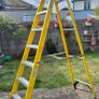 Werner 8 thread Fibreglass Ladder Image 2
