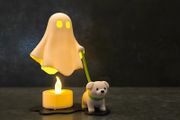 Ghost Walking a Dog  Halloween