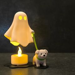 Ghost Walking a Dog  Halloween