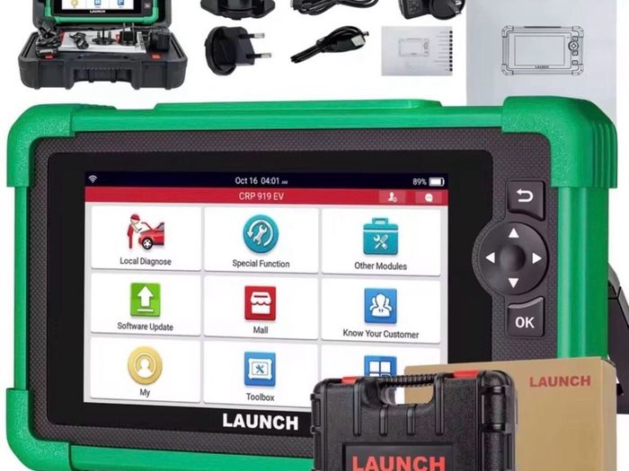 New LAUNCH X431 CRP919 EV Advanced Diagnostic Tool for Electric Vehicles ,Pro EV Diagnostic Scanner with 43+ Service Functions