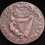 #626 - Ireland - 1693 - Half Penny - Willian & Mary Image 2
