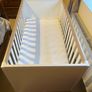 Nested NOA Cot Bed with Mamas and Papas Premium Dual Core Mattress Image 2