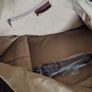 Handmade Italian Leather Travel Bag / Weekend Bag with Wheels Image 6