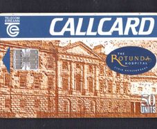 1995 Ireland Rotunda Hospital's 250th Anniversary (Schlumberger SC7) Call Card Used. Telecom Eireann card number 1085