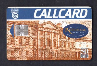1995 Ireland Rotunda Hospital's 250th Anniversary (Schlumberger SC7) Call Card Used. Telecom Eireann card number 1085