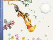 Beautiful Winnie the Pooh Wall Stickers Cartoon Home Decor Paper Nursery Wall