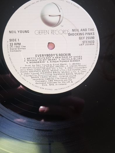 Neil Young LP  (Irish)