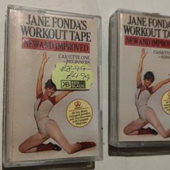 Jane Fonda's Workout Tape Cassettes x 2